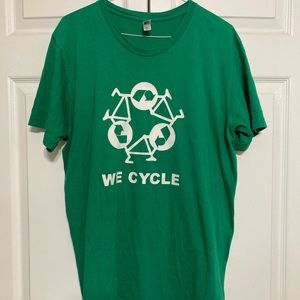 American Apparel we Cycle t shirt